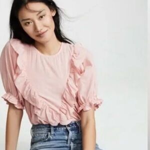 The Great Triangle Ruffle Top. Size 1 (Small)